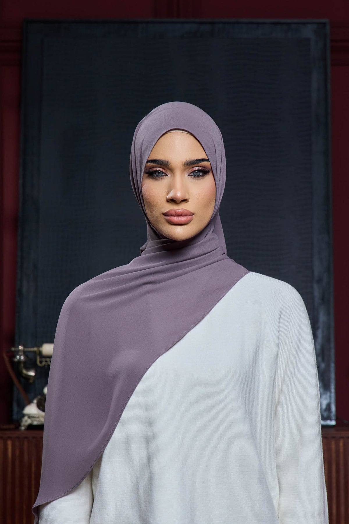 ADARAA PLAIN MAUVE PINK