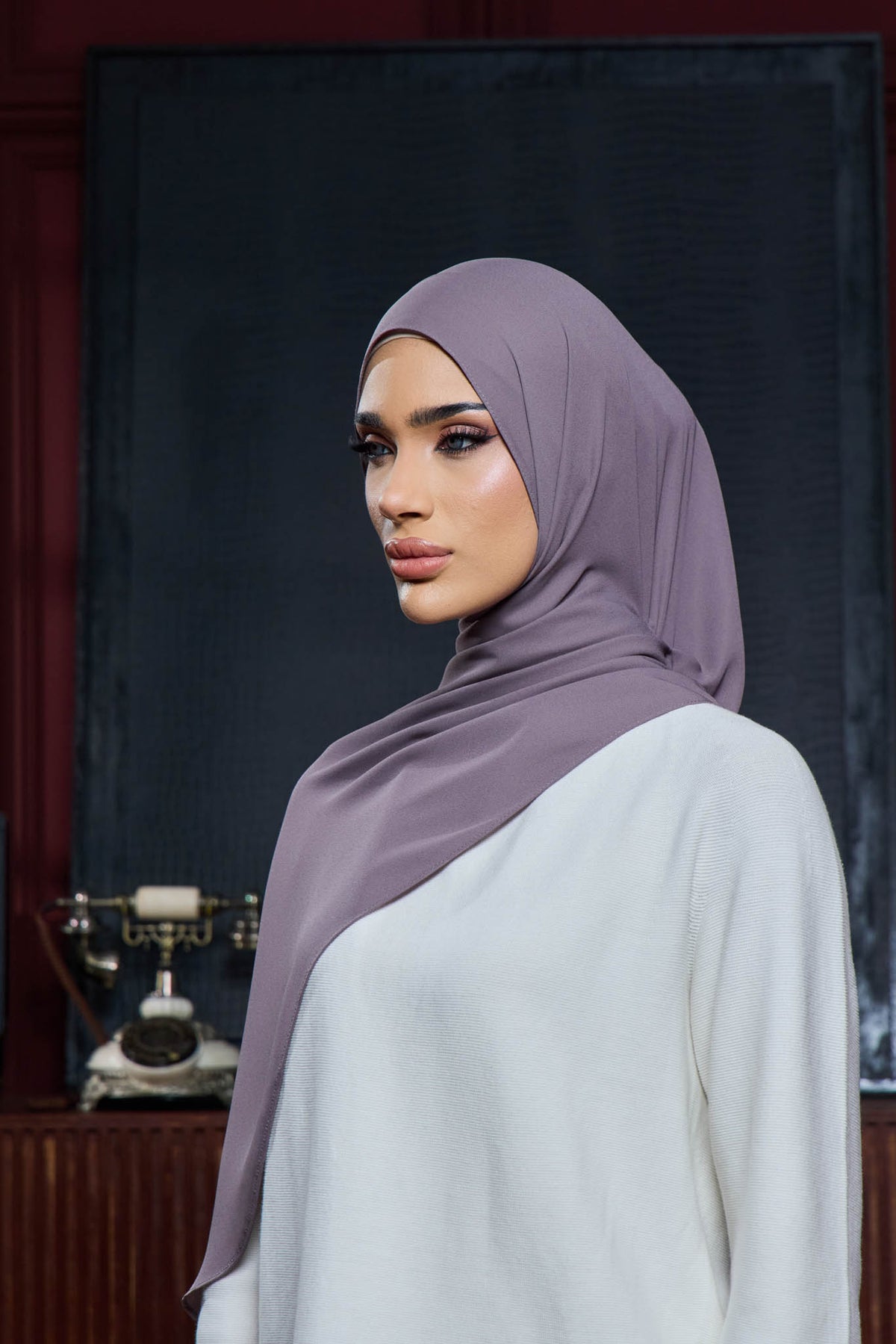 ADARAA PLAIN MAUVE PINK