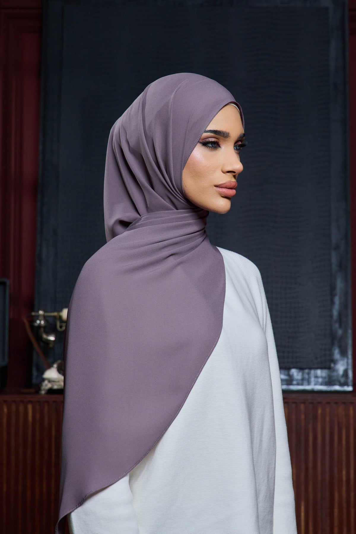 ADARAA PLAIN MAUVE PINK