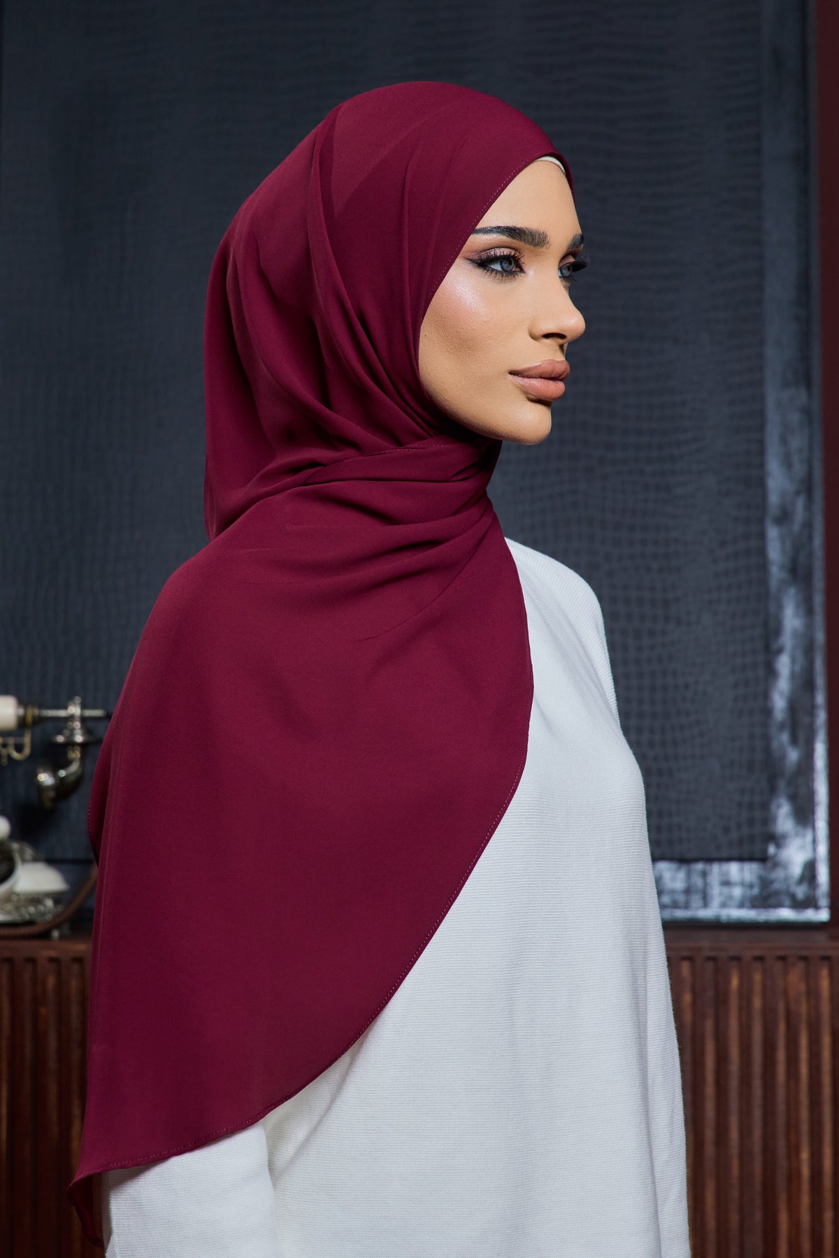ADARAA PLAIN MAROON