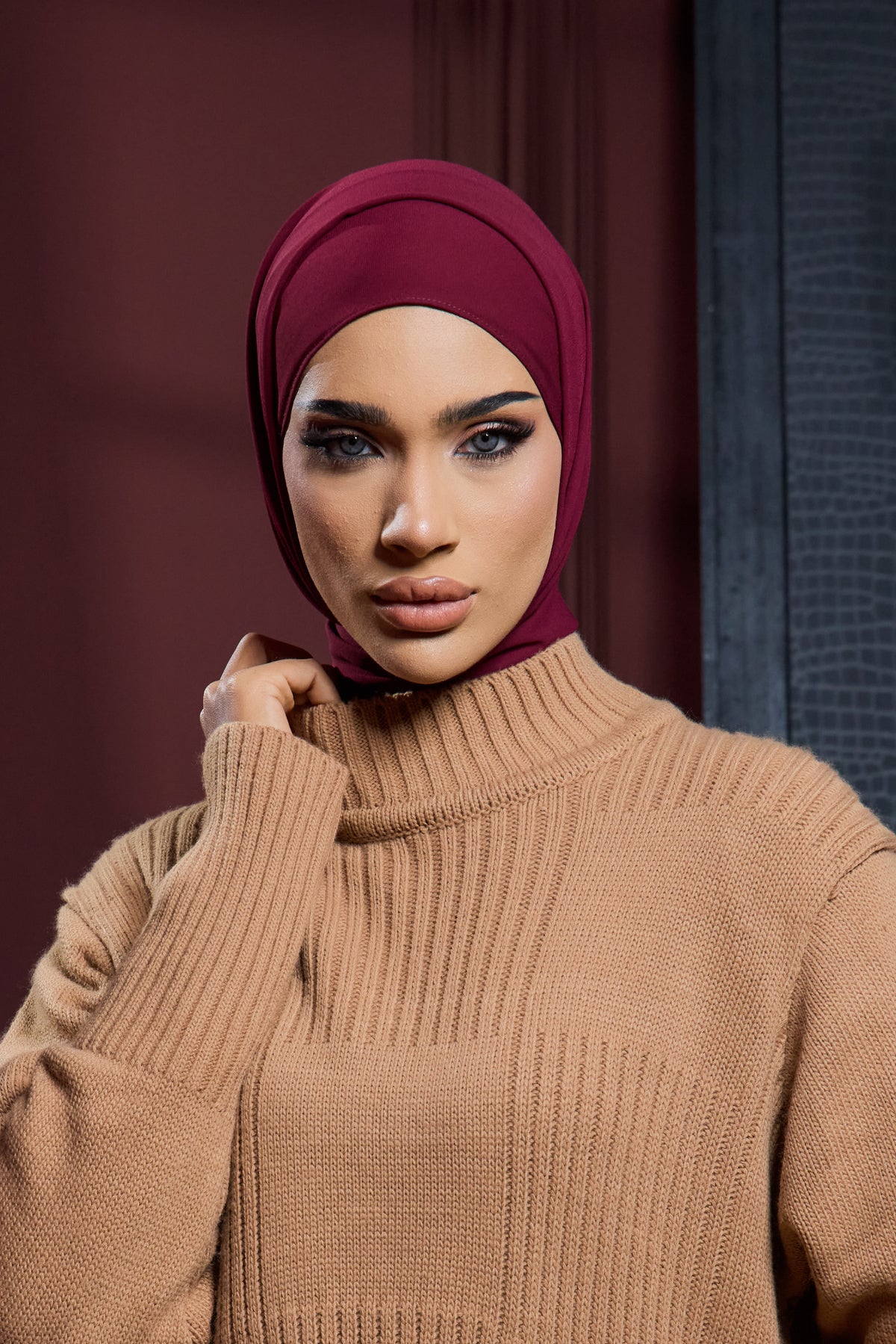 ADARAA PLAIN MAROON