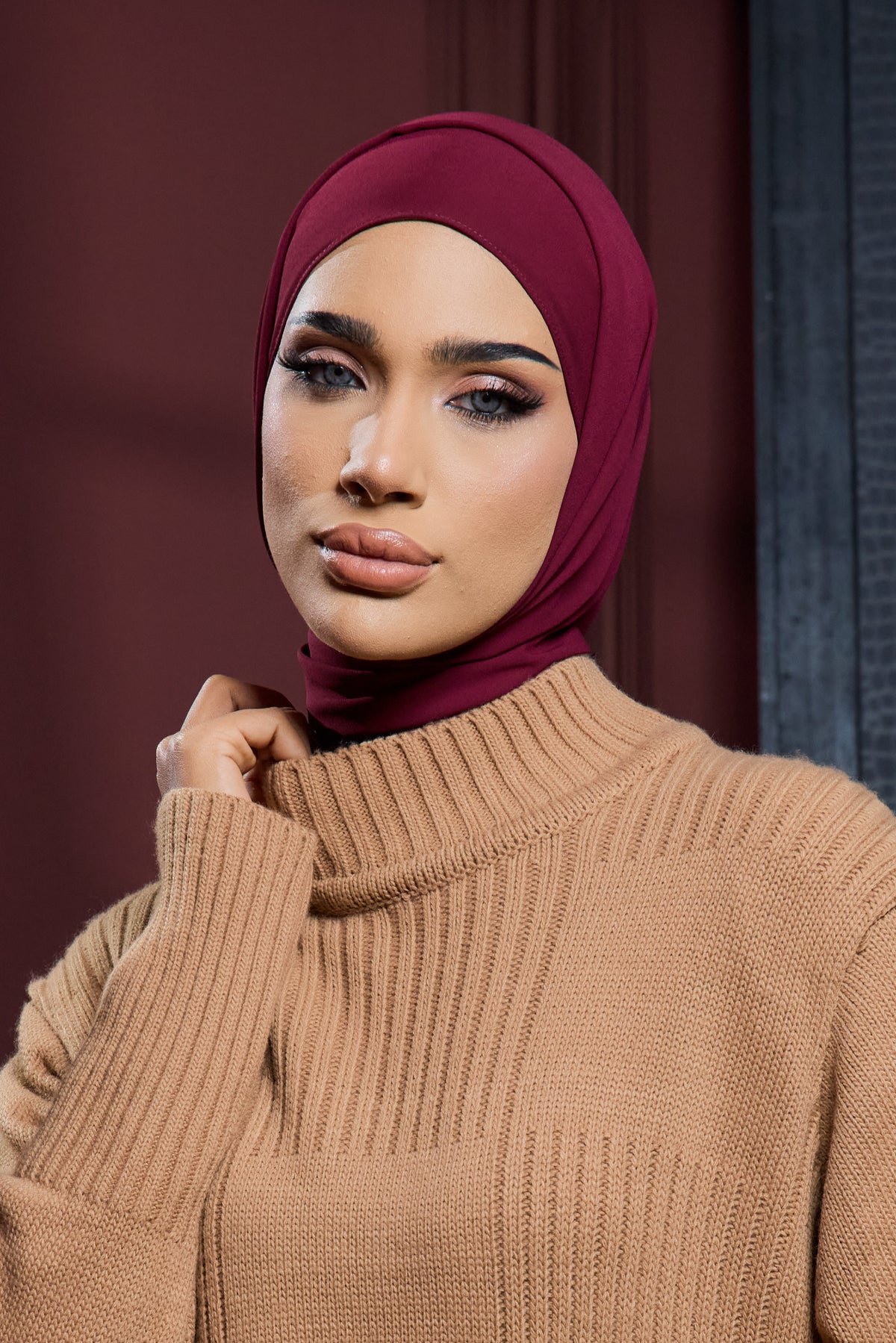 ADARAA PLAIN MAROON