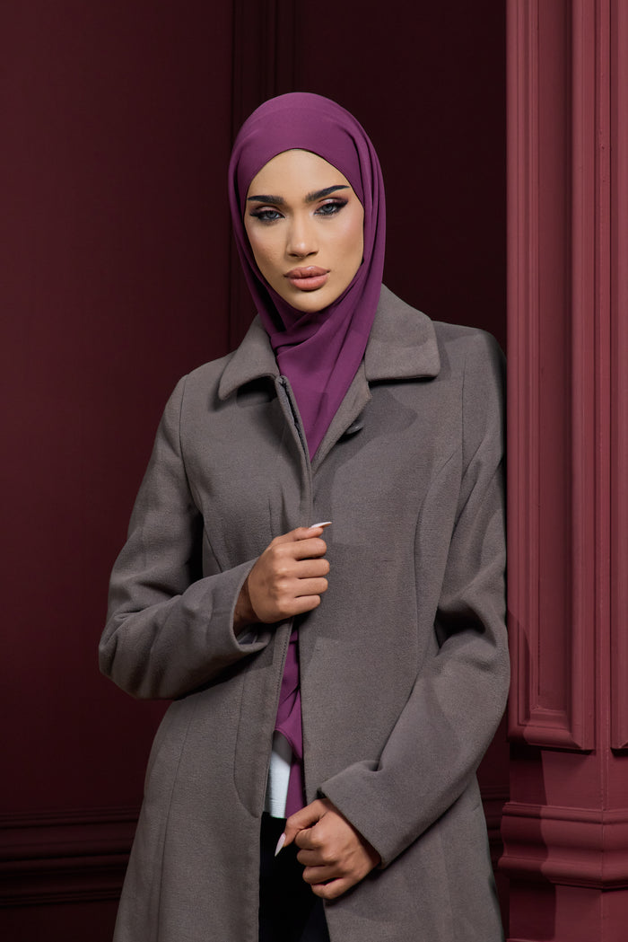ADARAA PLAIN PLUM