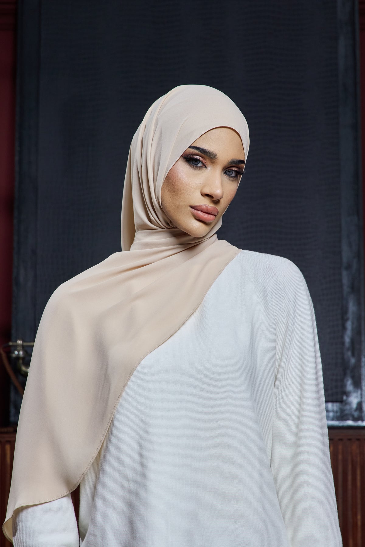 ADARAA PLAIN CREAM NUDE