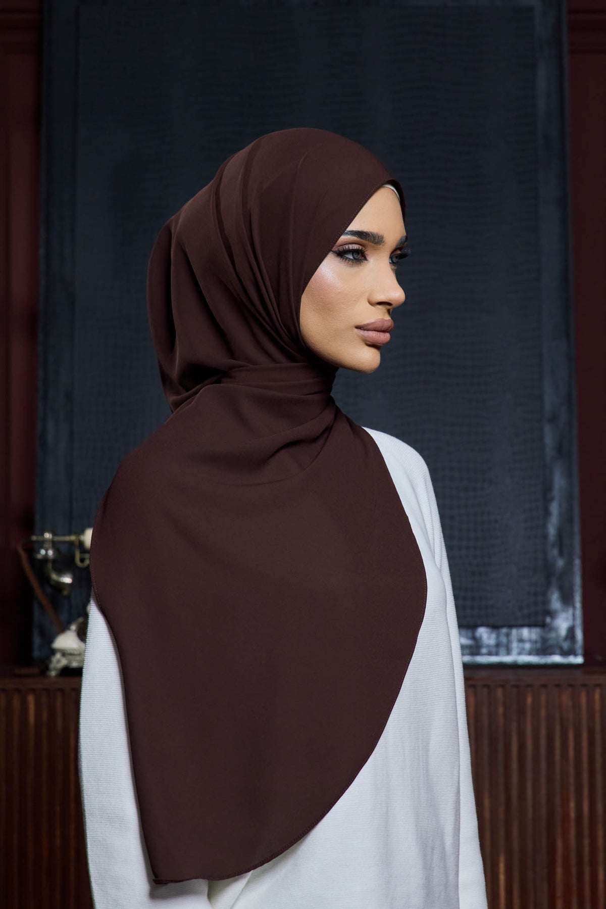 ADARAA PLAIN RICH BROWN
