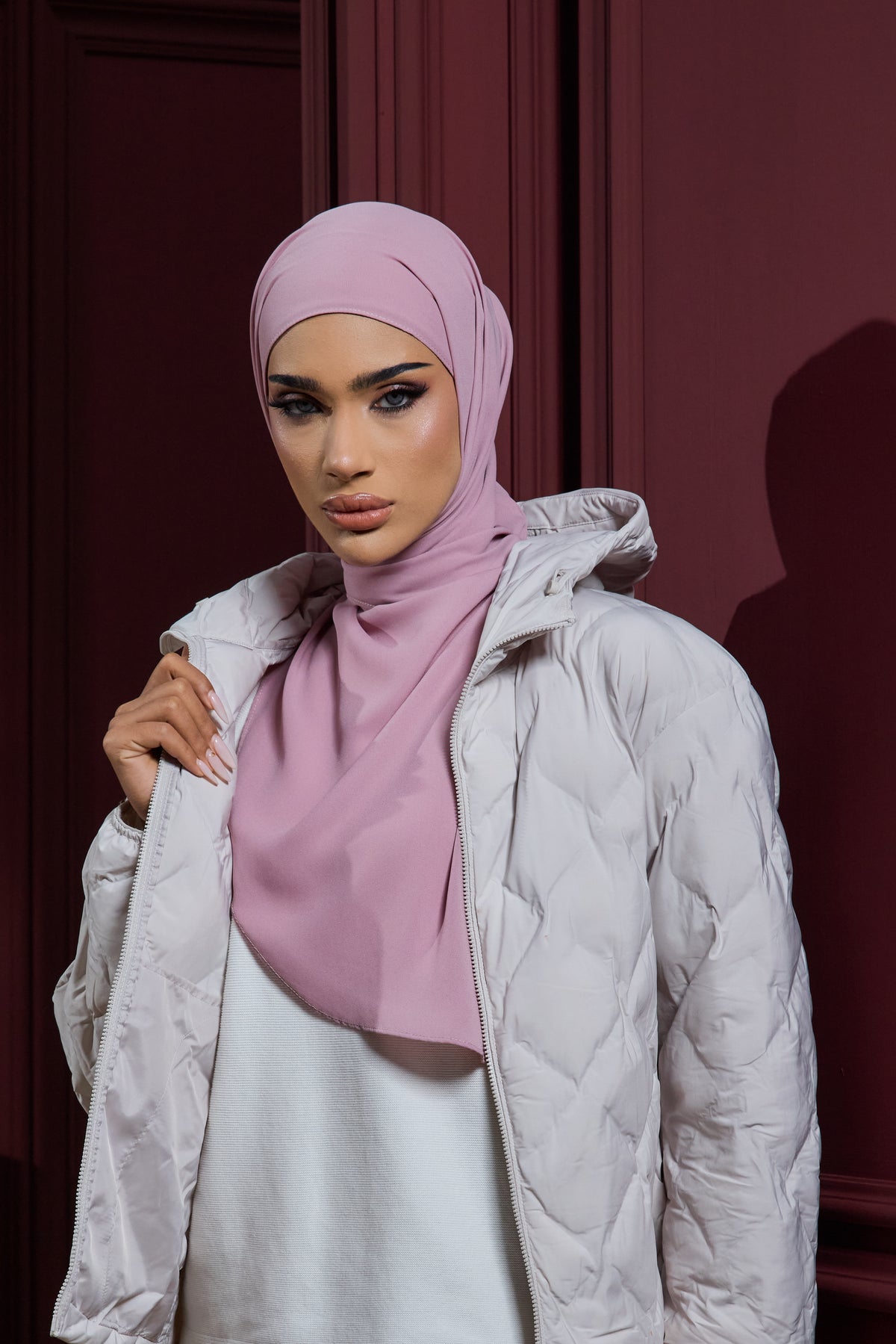 ADARAA PLAIN DUSTY PINK