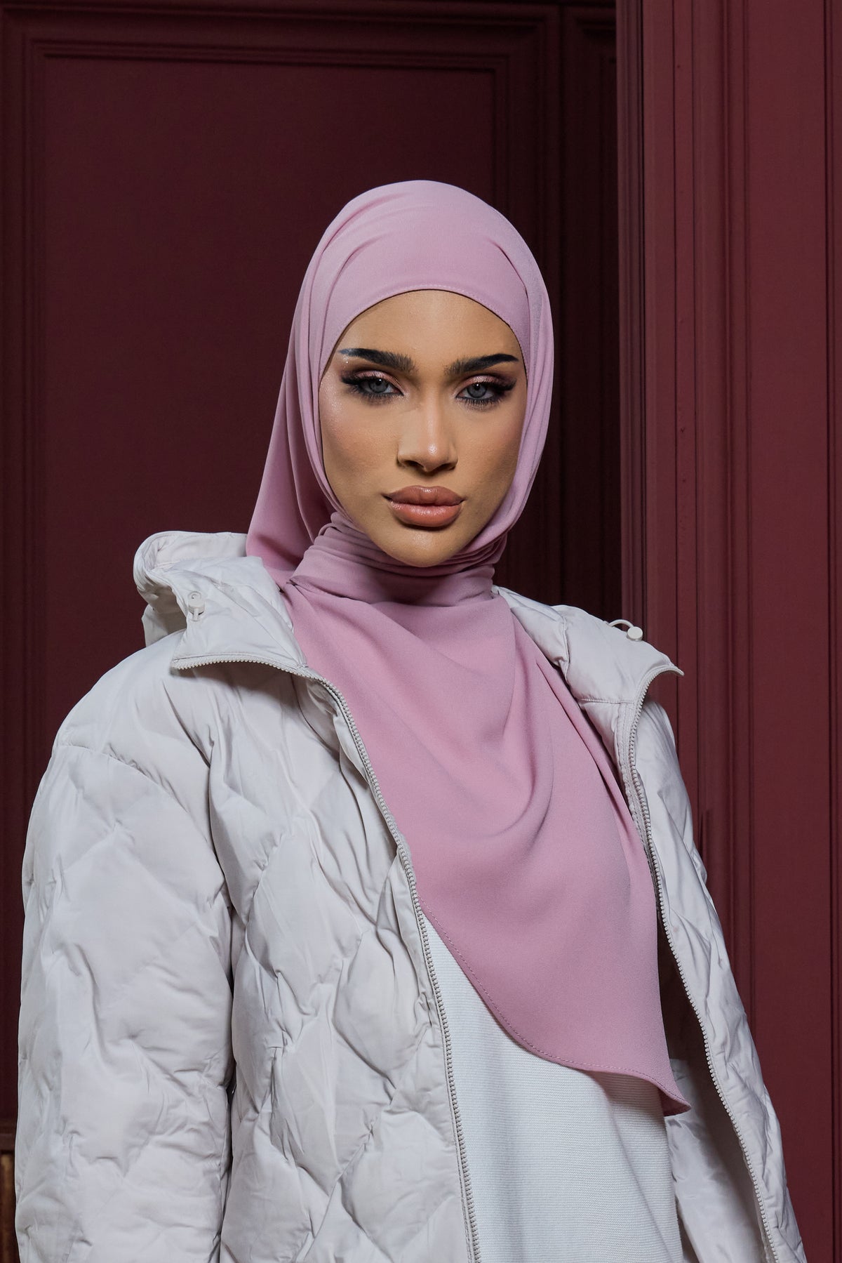 ADARAA PLAIN DUSTY PINK